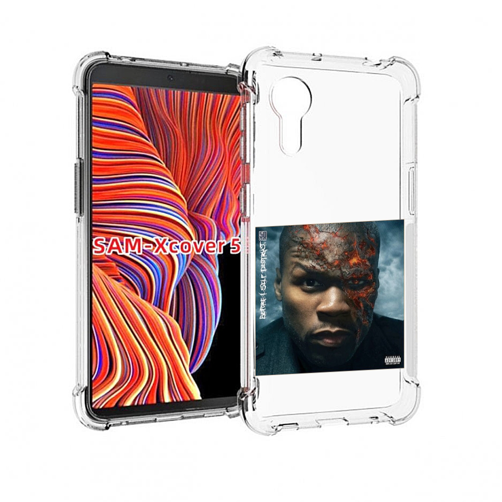

Чехол MyPads 50 Cent - Before I Self Destruct мужской для Samsung Galaxy Xcover 5, Прозрачный, Tocco