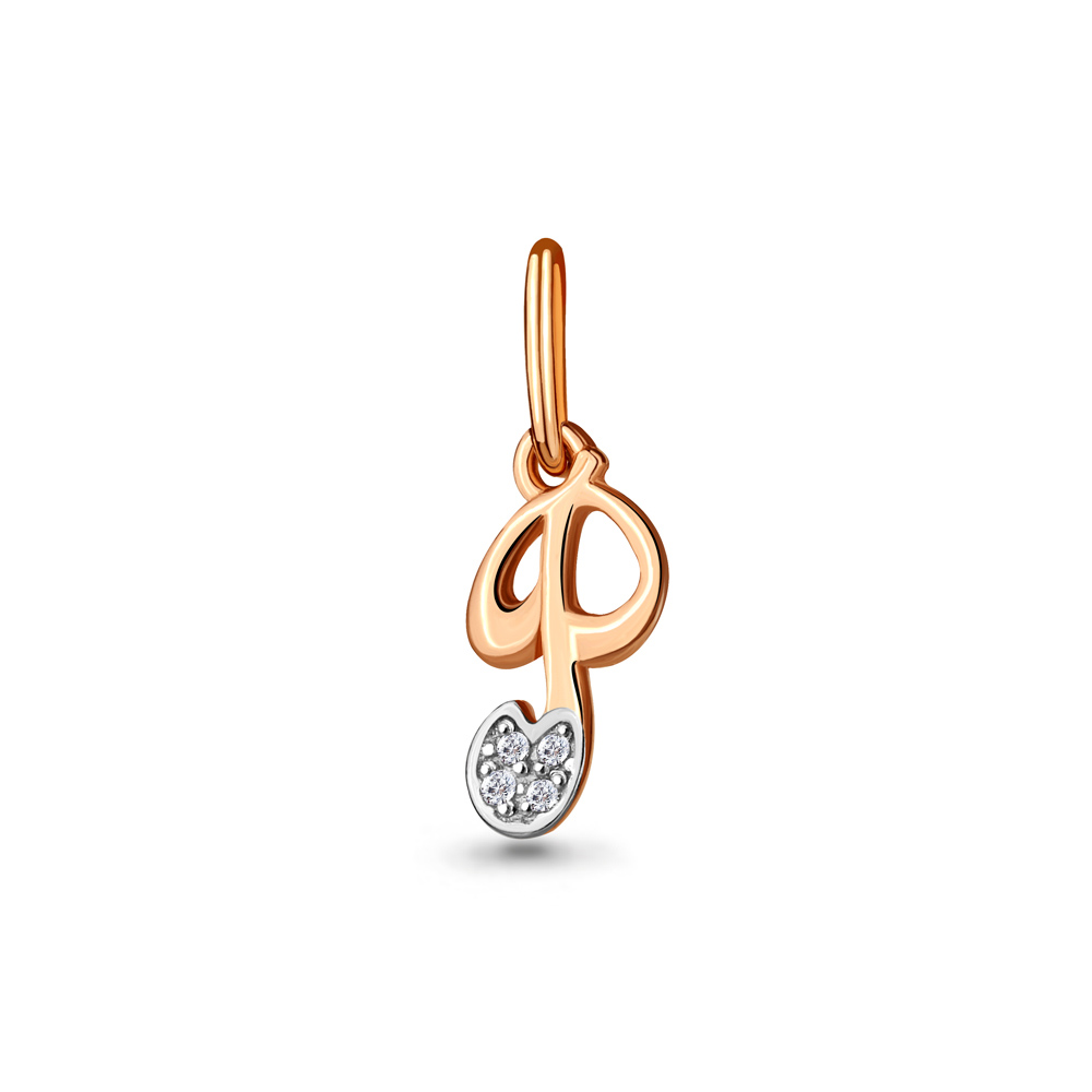 

Подвеска из золота с фианитом Aquamarine 23181_585_кз, 23181_585_кз
