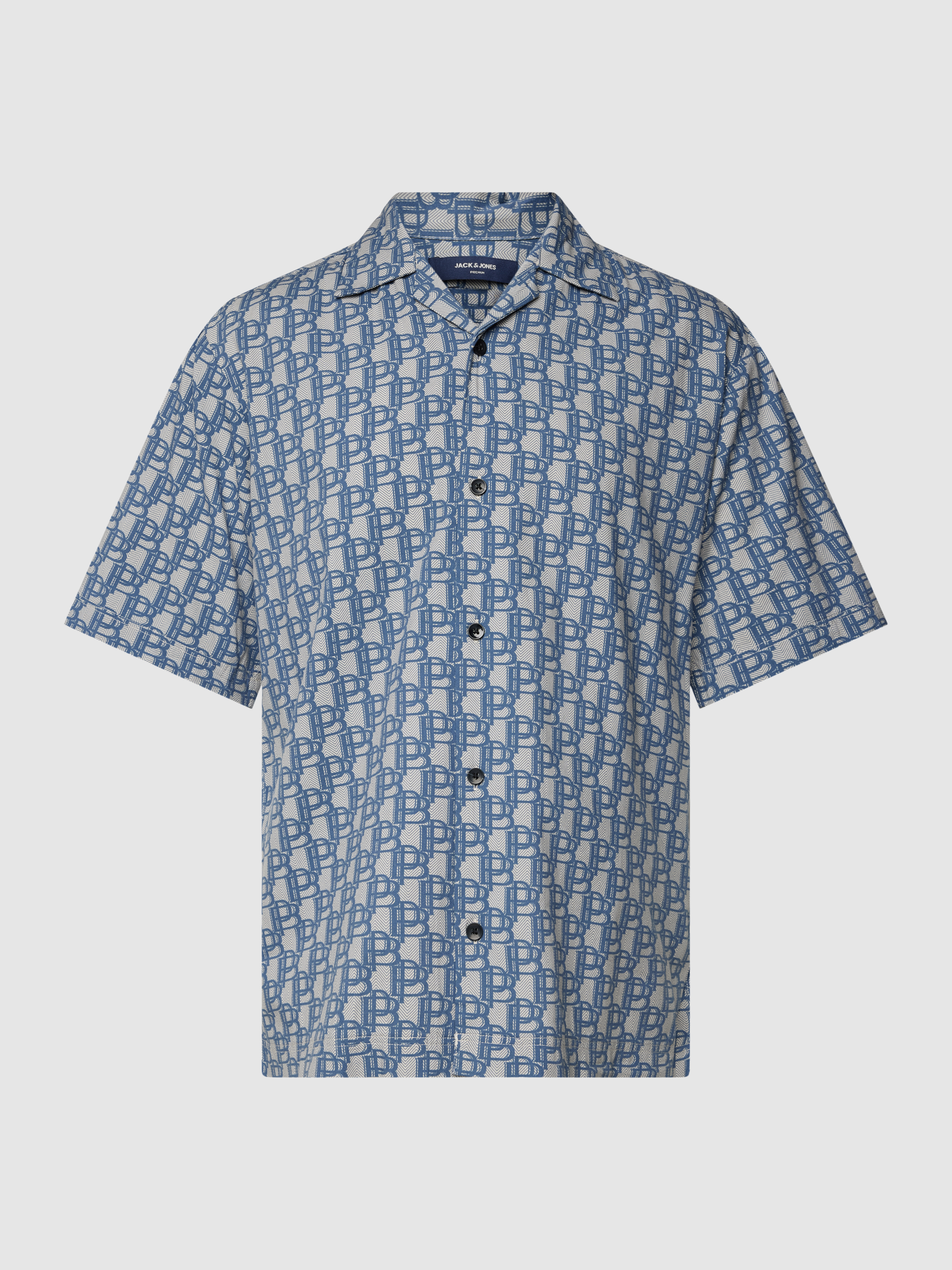 Рубашка мужская Jack & Jones Premium 1797142 синяя S (доставка из-за рубежа)