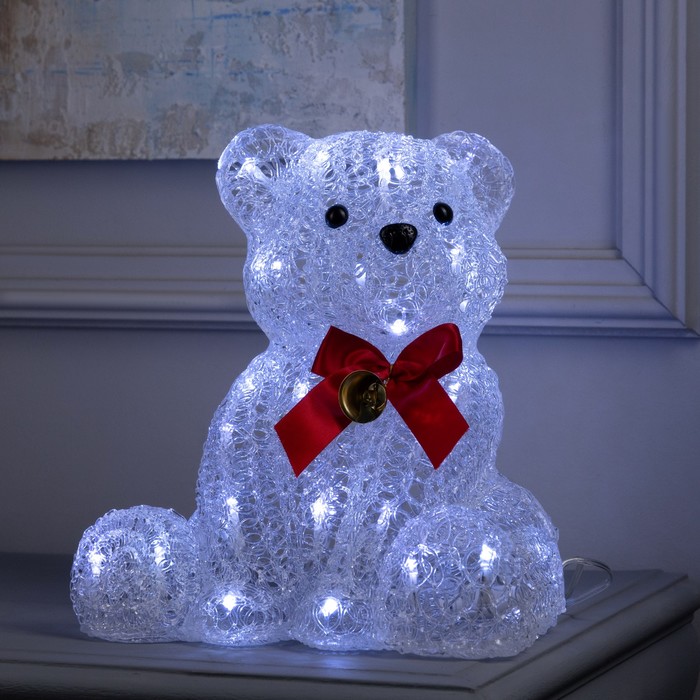 

Фигура Luazon Lighting акрил Мишка 25 см, свечение тёплое белое, Мишка
