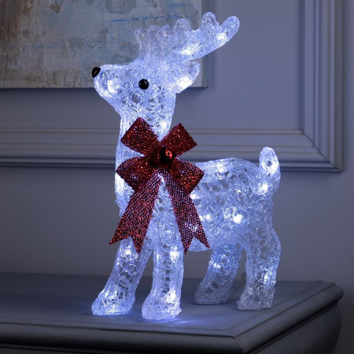 

Фигура Luazon Lighting акрил Олень 32 см, свечение белое, Олень