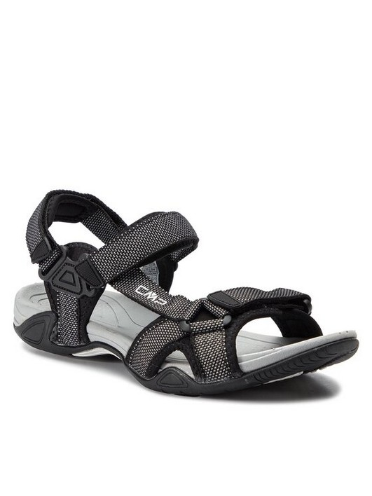 Сандалии мужские CMP Hamal Hiking Sandal 38Q9957 черные 46 EU (доставка из-за рубежа)