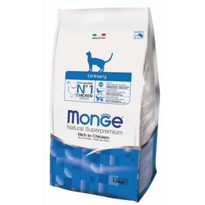фото Сухой корм для кошек monge cat urinary, профилактика мкб, 1.5 кг nobrand