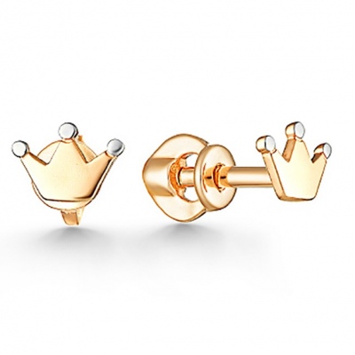 

Серьги из серебра с позолотой Вероника С609-1896, С609-1896