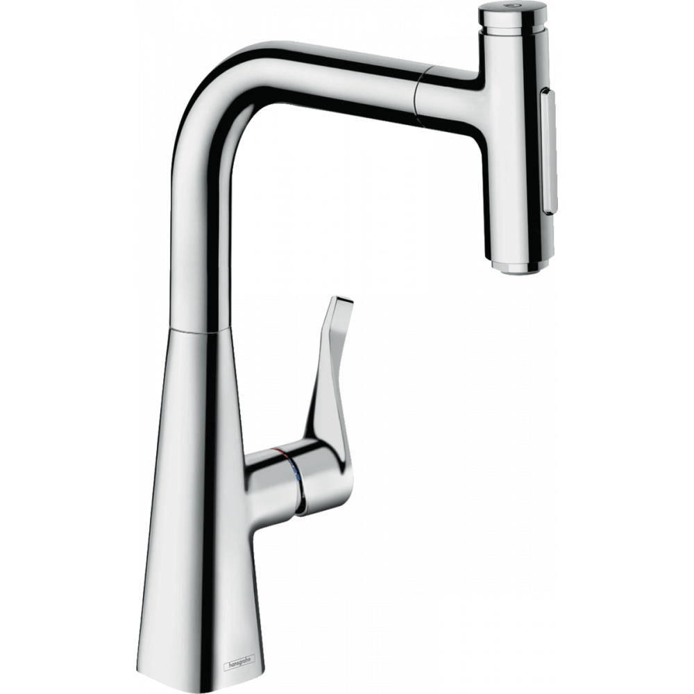 фото Смеситель для кухни hansgrohe metris select хром 73817000