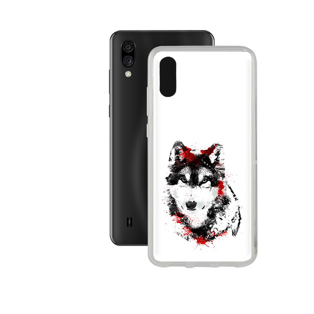 

Чехол MyPads Tocco для ZTE Blade A5 (2020) кровавый волк (PT226944.454.416), Прозрачный, Tocco