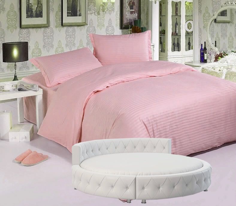 

Простыня Maktex круглая из страйп-сатина на резинке 200x200x30 Розовый 1х1, круглая из страйп сатина на резинке 140 - Асфальт 1х1