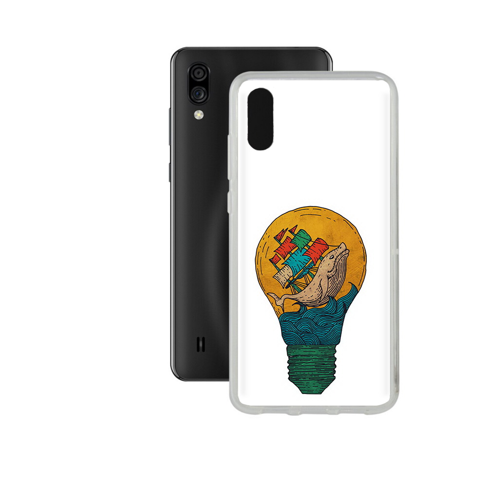 Чехол MyPads Tocco для ZTE Blade A5 (2020) кит в лампочке с парусами (PT226944.454.387)