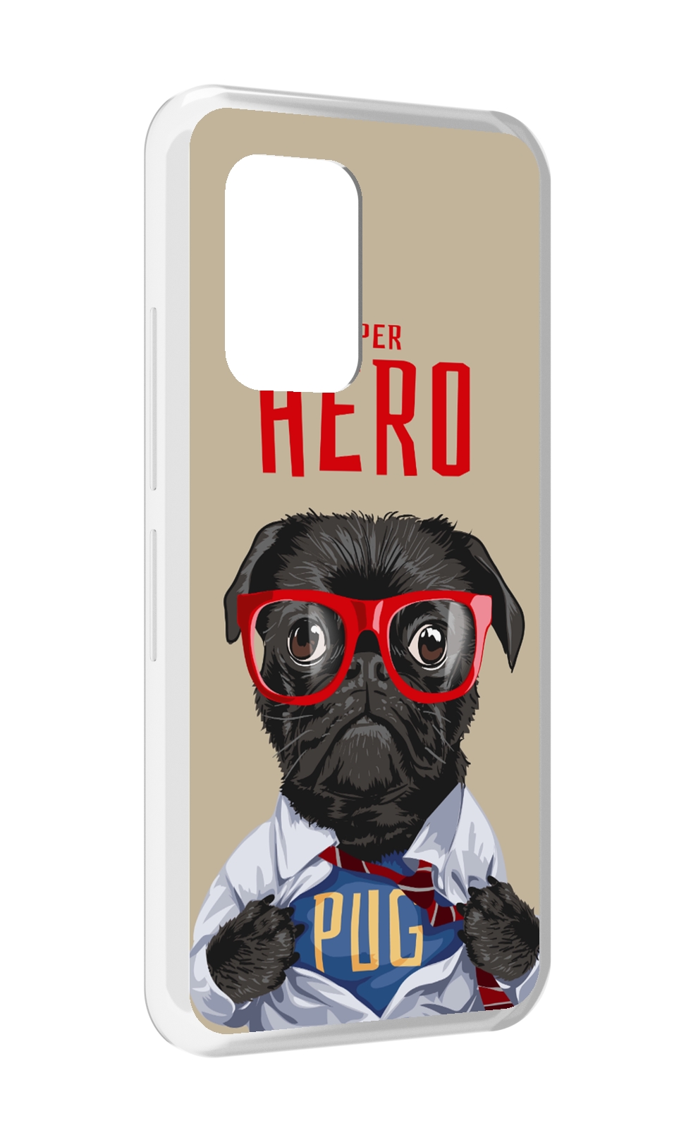

Чехол MyPads Герой-PUG для UMIDIGI Bison GT, Прозрачный, Tocco
