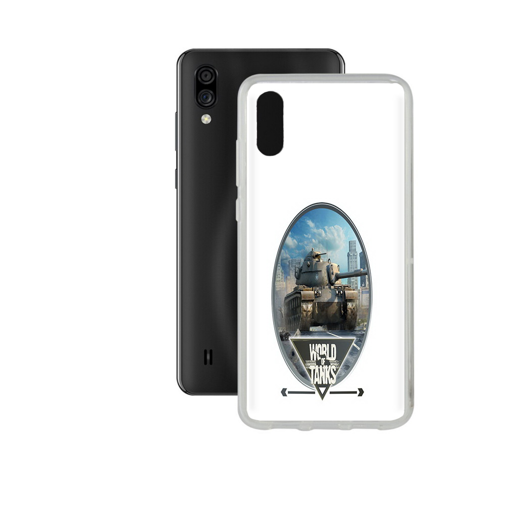 

Чехол MyPads Tocco для ZTE Blade A5 (2020) игра с танками (PT226944.454.375), Прозрачный, Tocco