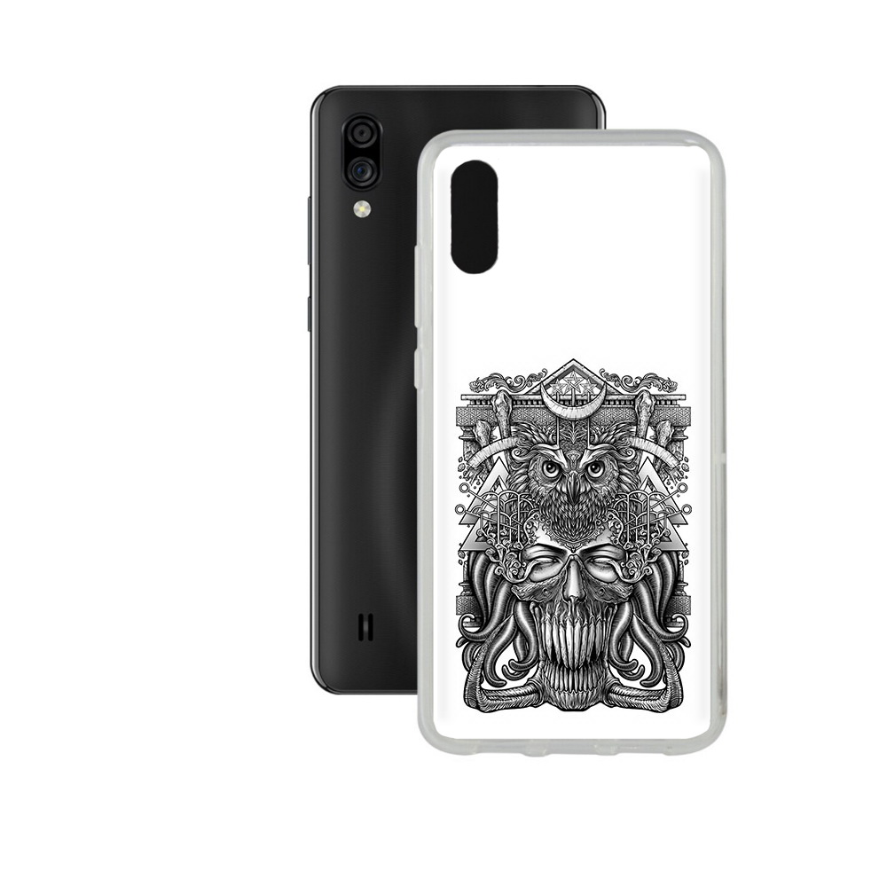 

Чехол MyPads Tocco для ZTE Blade A5 (2020) зубастая сова (PT226944.454.369), Прозрачный, Tocco