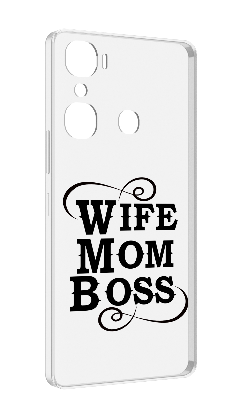 

Чехол MyPads жена-мама-босс для Infinix Hot 12 Pro, Прозрачный, Tocco