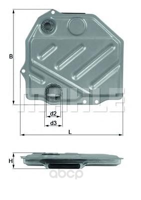 фото Фильтр масляный гура mahle hx48 mahle/knecht