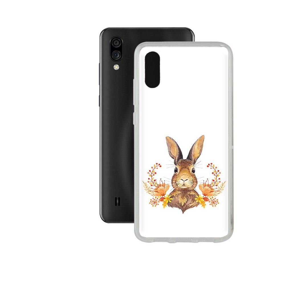 Чехол MyPads Tocco для ZTE Blade A5 (2020) зайка в цветах (PT226944.454.349)