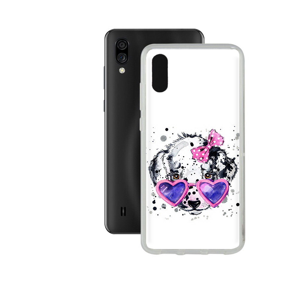 

Чехол MyPads Tocco для ZTE Blade A5 (2020) долматинец в очках (PT226944.454.337), Прозрачный, Tocco