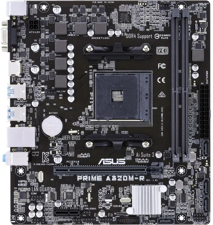 

Материнская плата ASUS PRIME A320M-R-SI, PRIME A320M-R-SI