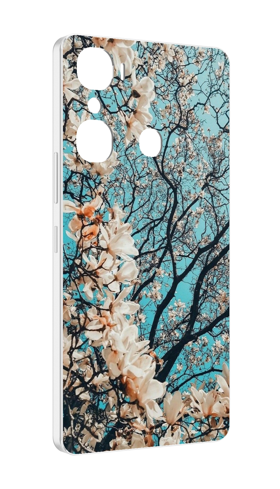 

Чехол MyPads дерево-с-цветочками для Infinix Hot 12 Pro, Прозрачный, Tocco