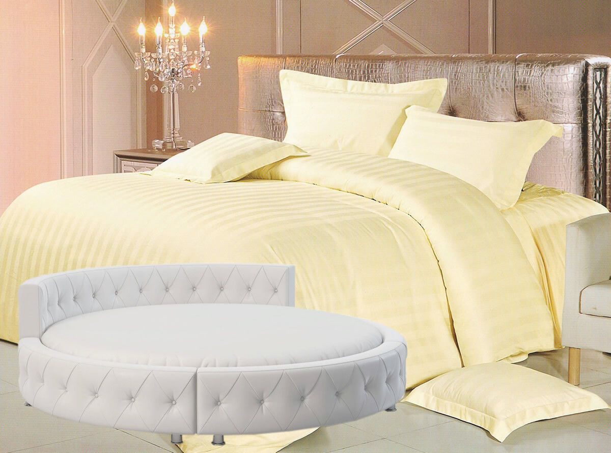 

Простыня Maktex круглая из страйп-сатина на резинке 220x220x30 Шампань 3х3, круглая из страйп сатина на резинке 140 - Асфальт 1х1