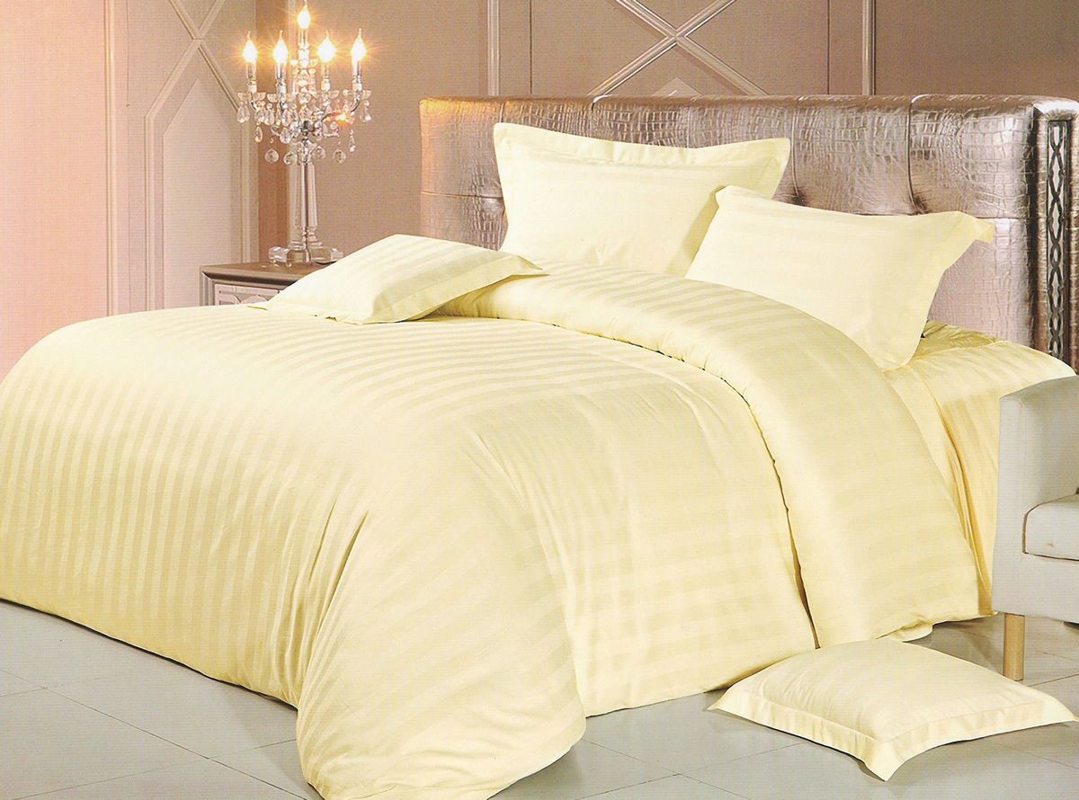 

Простыня Maktex из страйп-сатина на резинке 200x200x20 Шампань 3х3, Простыни из страйп-сатина на резинке 125