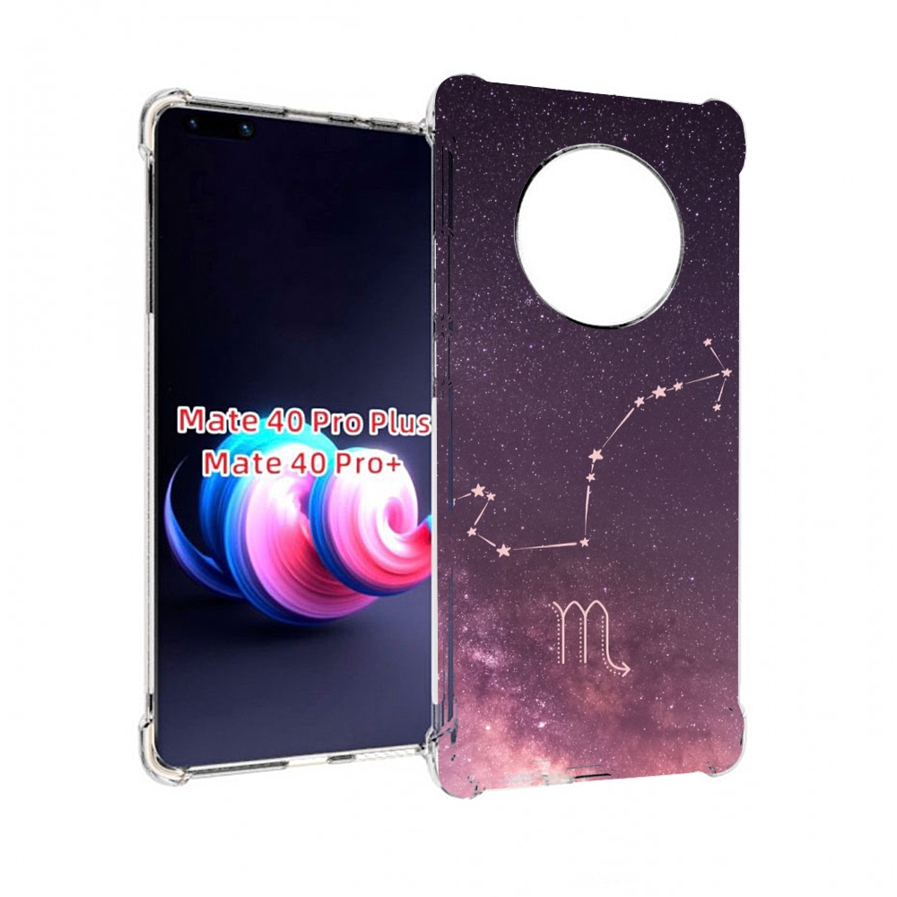 

Чехол MyPads знак зодиака скорпион 4 для Huawei Mate 40 Pro+ Plus, Прозрачный, Tocco