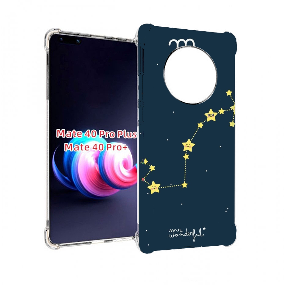 

Чехол MyPads знак зодиака скорпион 1 для Huawei Mate 40 Pro+ Plus, Прозрачный, Tocco