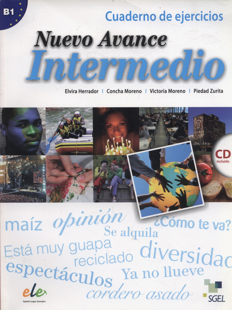 фото Книга nuevo avance intermedio quaderno de ejercicios + cd sgel