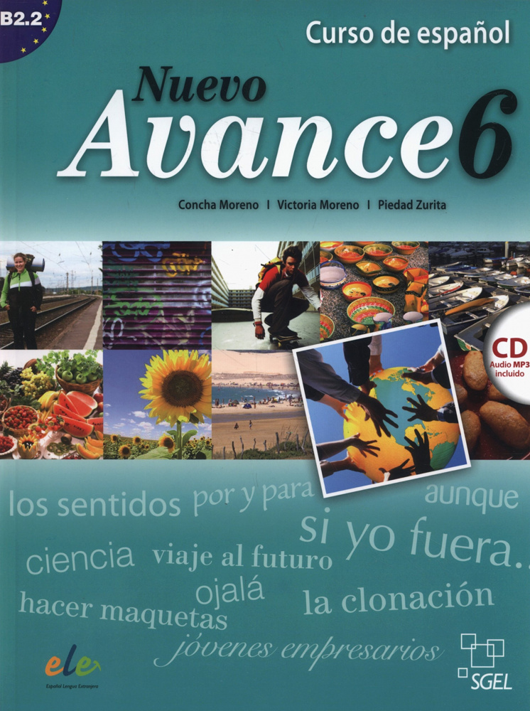 фото Книга nuevo avance 6 libro del alumno + cd sgel