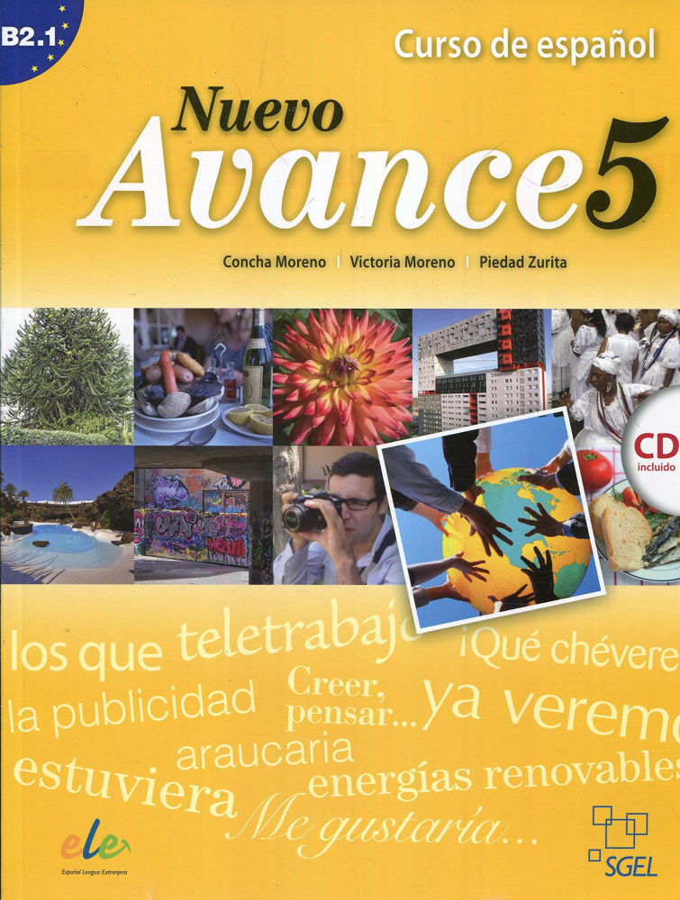 фото Книга nuevo avance 5 libro del alumno + cd sgel