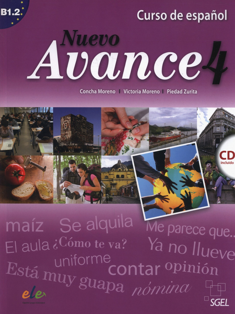 фото Книга nuevo avance 4 libro del alumno + cd sgel