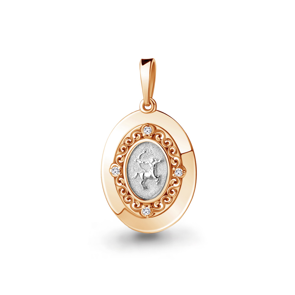 

Подвеска из серебра с фианитом Aquamarine 23111А_925_р, 23111А_925_р