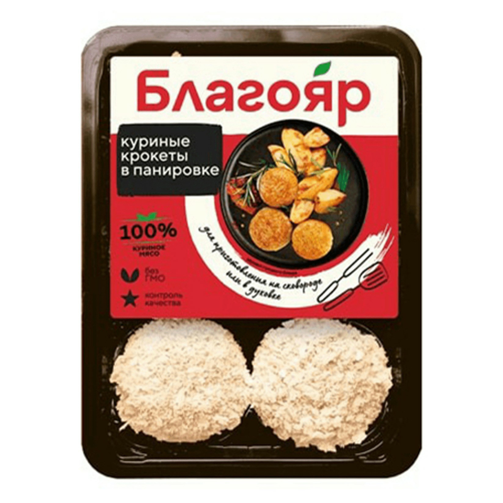 

Крокеты куриные Благояр в хрустящей панировке охлажденные 480 г
