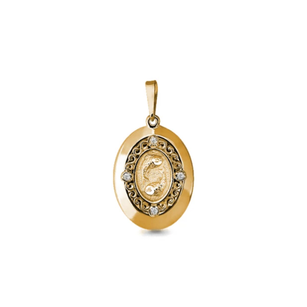 

Подвеска из серебра с фианитом Aquamarine 23111А_925_з, 23111А_925_з
