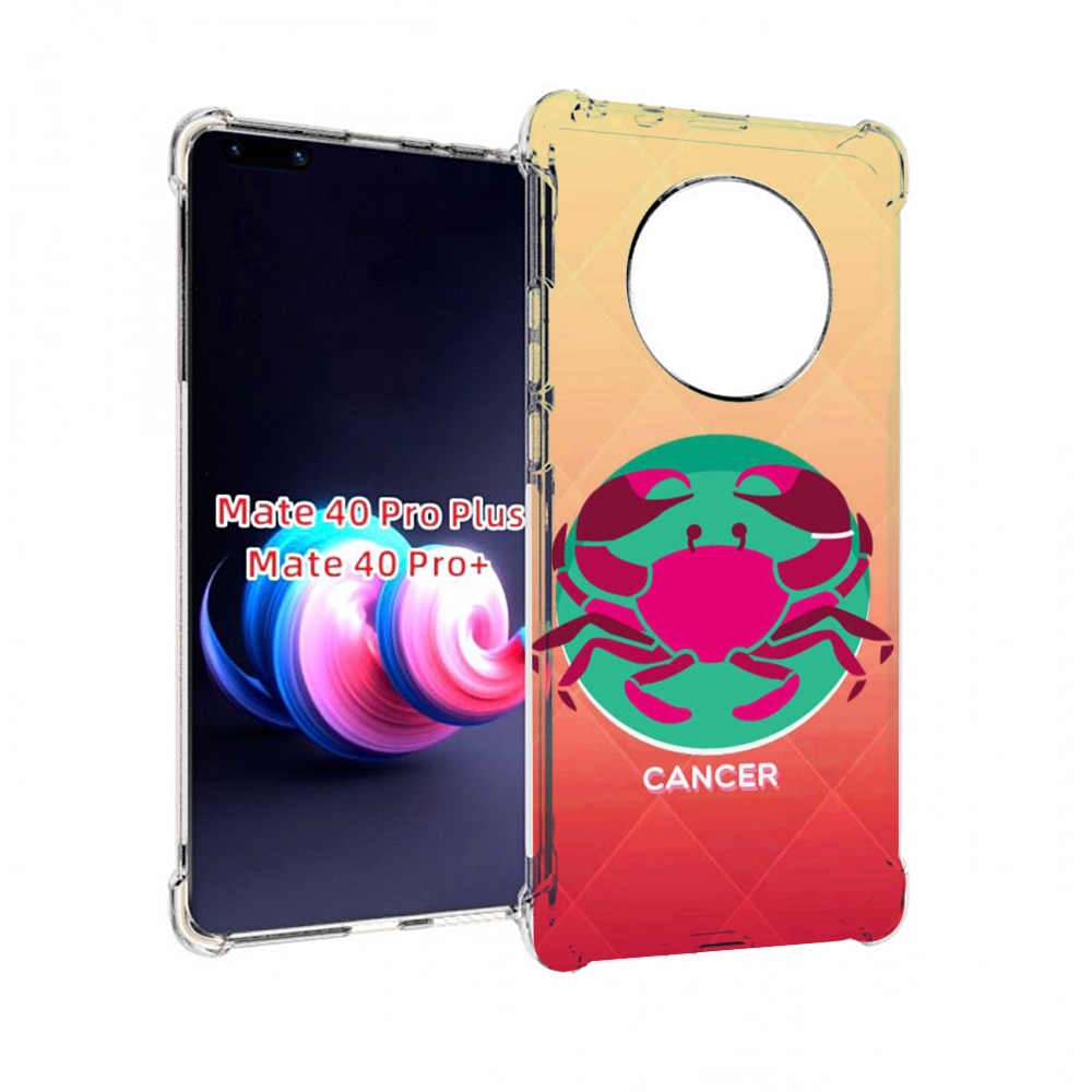

Чехол MyPads акварельное-фламинго для Huawei Mate 40 Pro+ Plus, Прозрачный, Tocco