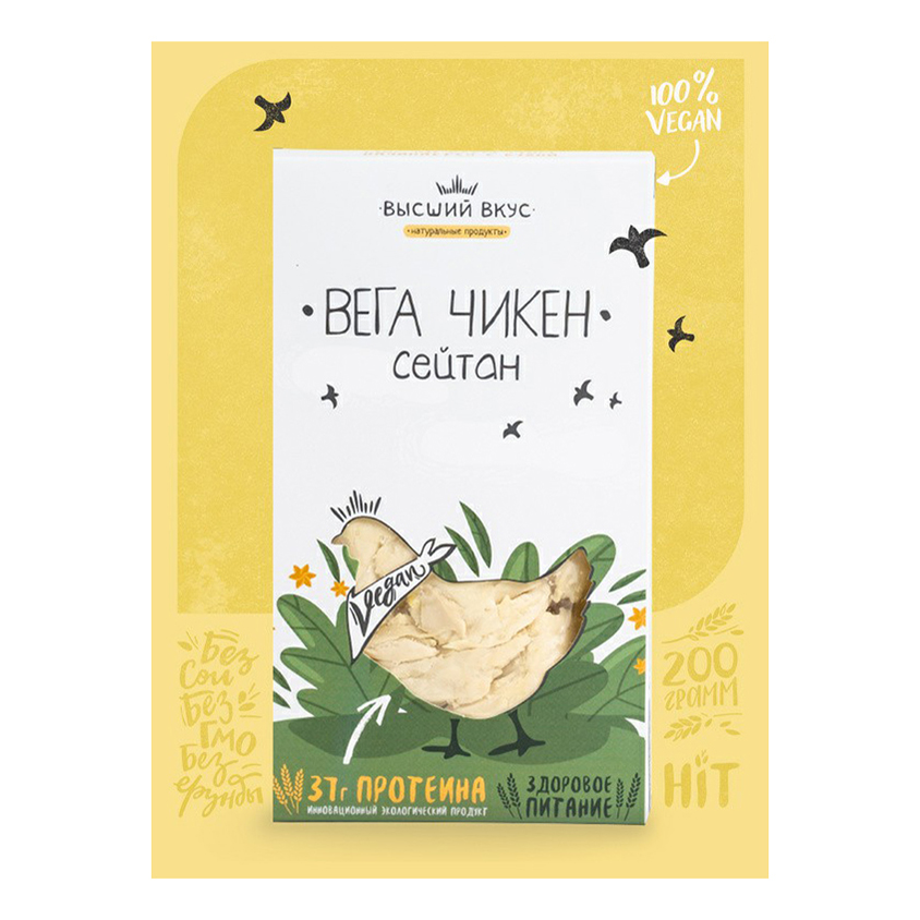 

Сейтан Высший Вкус Вега Чикен 200 г