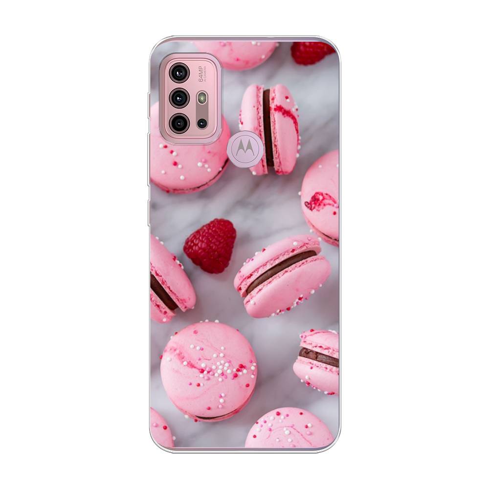 

Чехол Awog на Lenovo K13 Note/Motorola Moto G10/G20/G30 "Макарони с малиной", Разноцветный, 242350-10