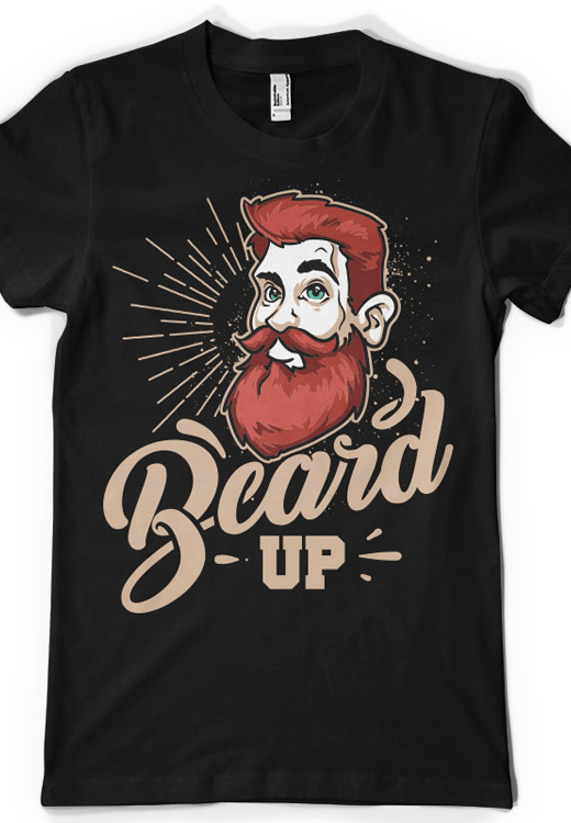

Футболка унисекс NoBrand CM Beard Up черная M, Черный, CM Beard Up