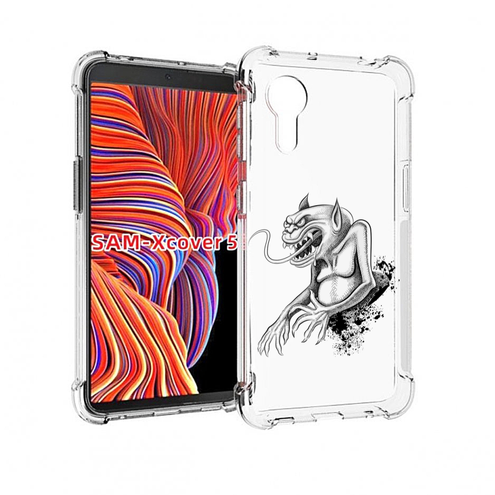 

Чехол MyPads чорт для Samsung Galaxy Xcover 5, Прозрачный, Tocco