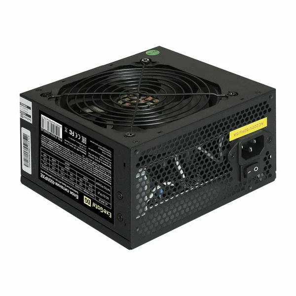 

Блок питания ExeGate 400NPXE 400W (EX221636RUS), Черный, 400NPXE