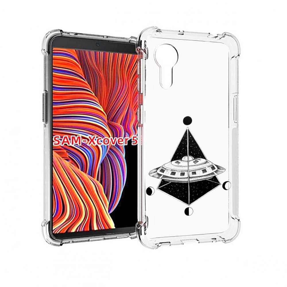

Чехол MyPads черно белая летающая тарелка для Samsung Galaxy Xcover 5, Прозрачный, Tocco