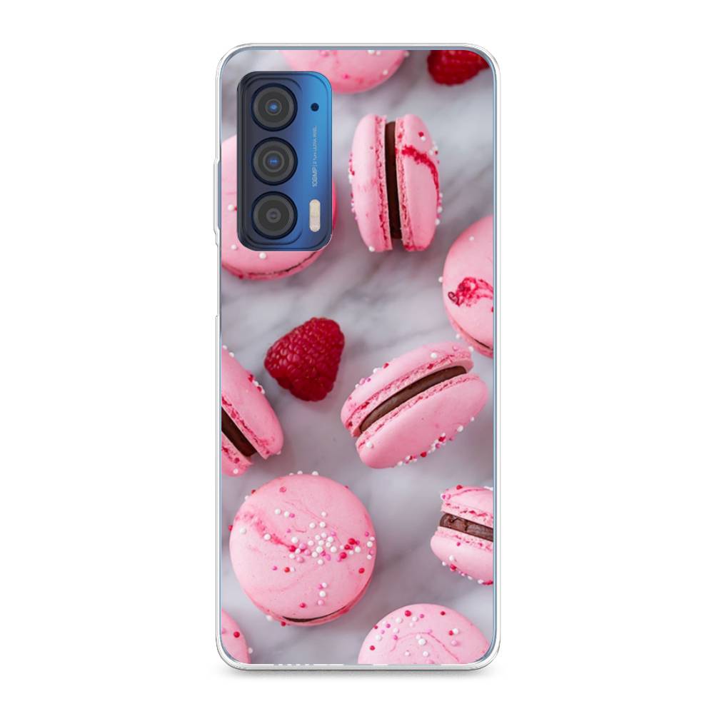 

Чехол Awog на Motorola Edge (2021) "Макарони с малиной", Разноцветный, 242950-10