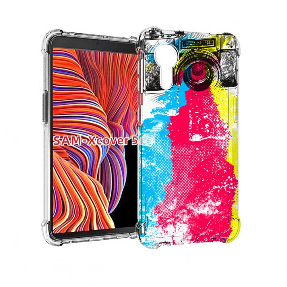

Чехол MyPads цветной фотоаппарат для Samsung Galaxy Xcover 5, Прозрачный, Tocco