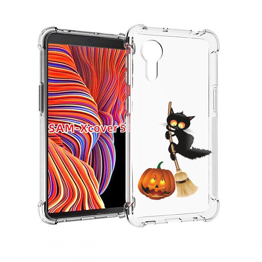 

Чехол MyPads хэлуинский котик для Samsung Galaxy Xcover 5, Прозрачный, Tocco