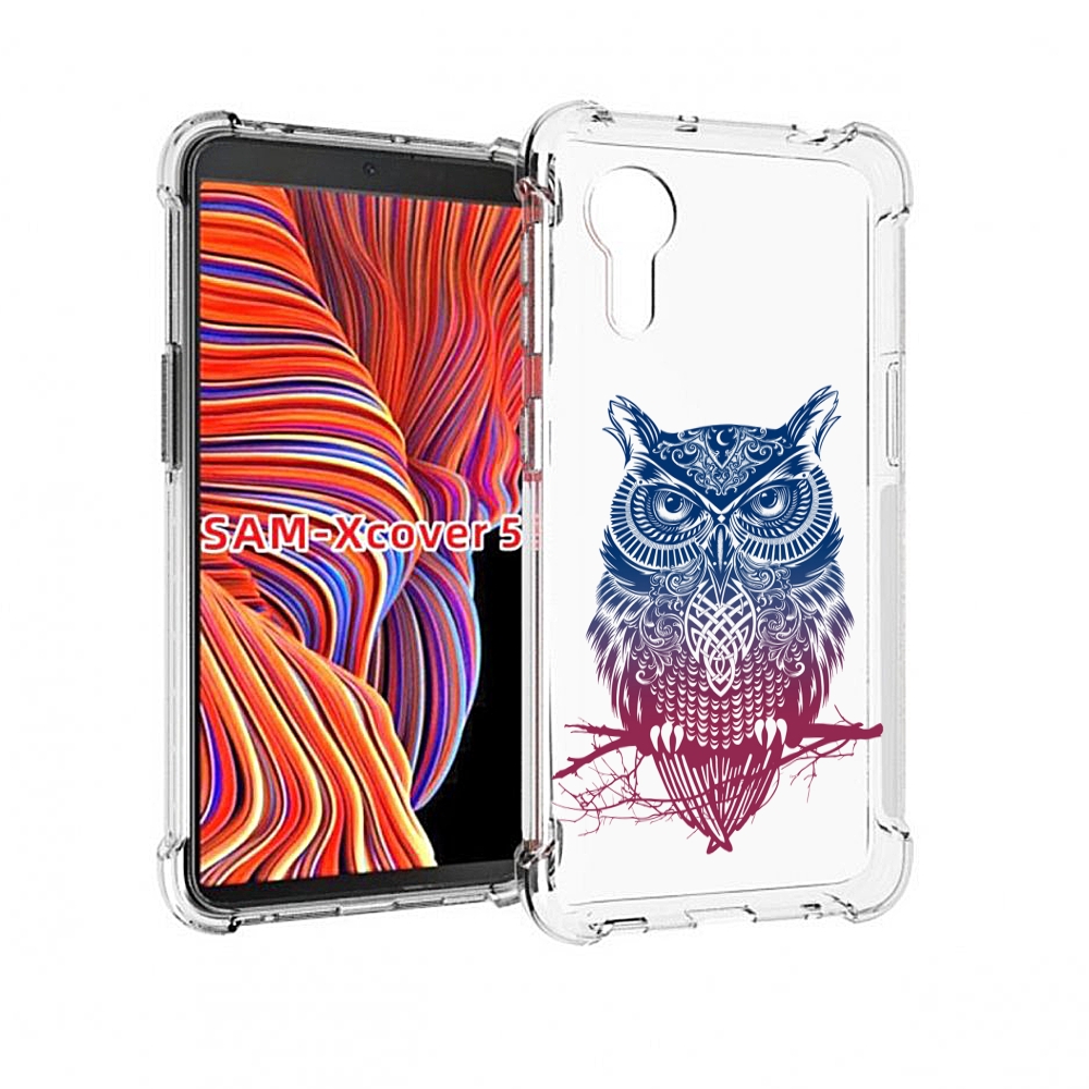 

Чехол MyPads хиппи сова для Samsung Galaxy Xcover 5, Прозрачный, Tocco