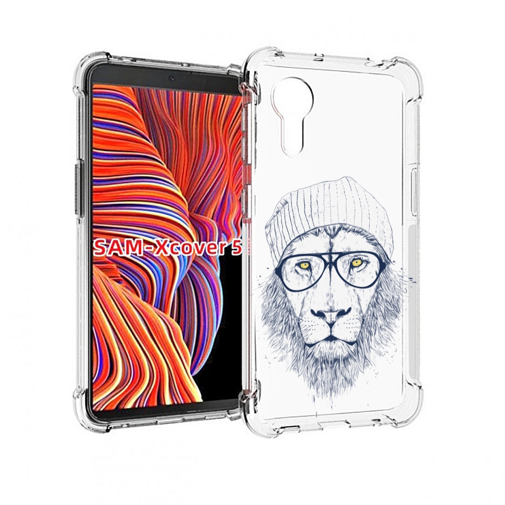 

Чехол MyPads хиппи лев для Samsung Galaxy Xcover 5, Прозрачный, Tocco