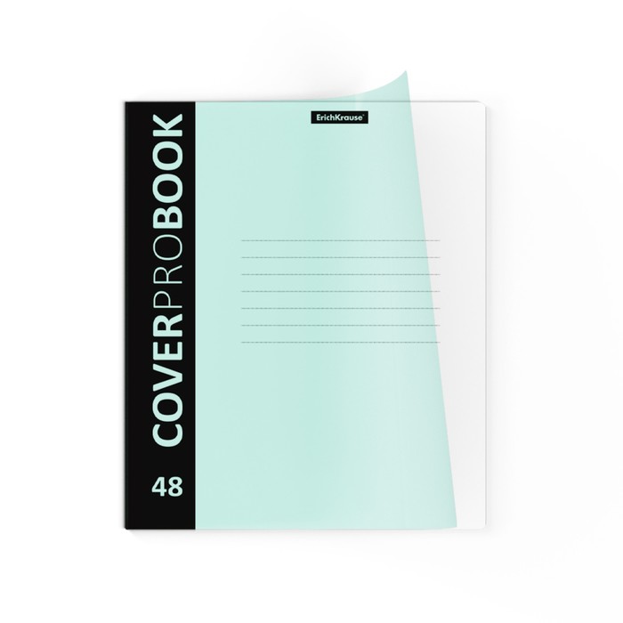 

Тетрадь 48 л в клетку ErichKrause CoverProBook Pastel пластиковая обложка блок офсет бе…