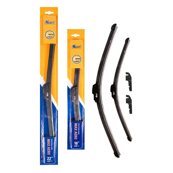 

Комплект щеток стеклоочистителя KRAFT KT 830905, 400мм+550мм, бескаркасная