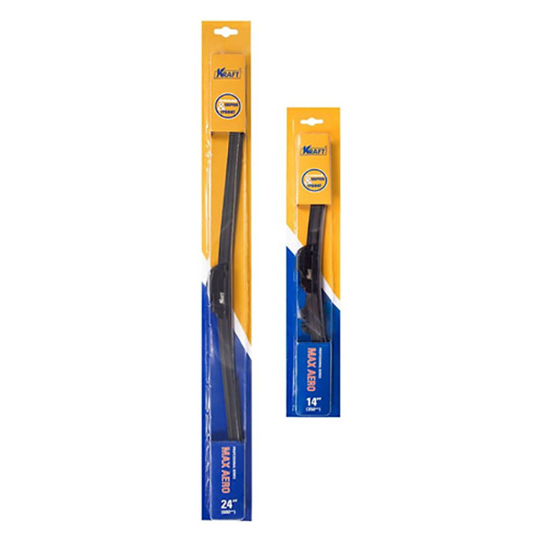 

Комплект щеток стеклоочистителя KRAFT KT 830903, 340мм+600мм, бескаркасная
