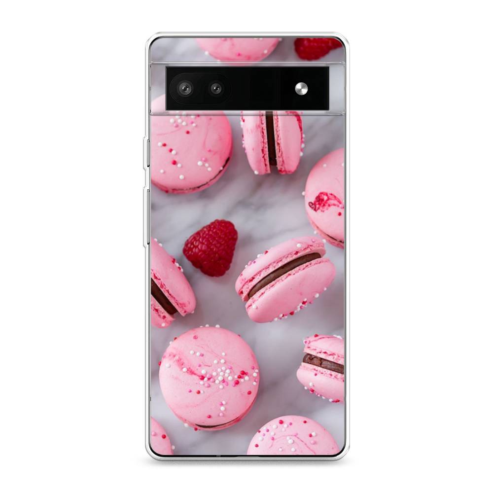 

Чехол Awog на Google Pixel 6A "Макарони с малиной", Разноцветный, 271150-10
