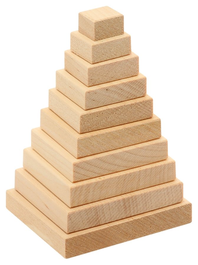 фото Детская пирамидка пелси квадрат 1665991