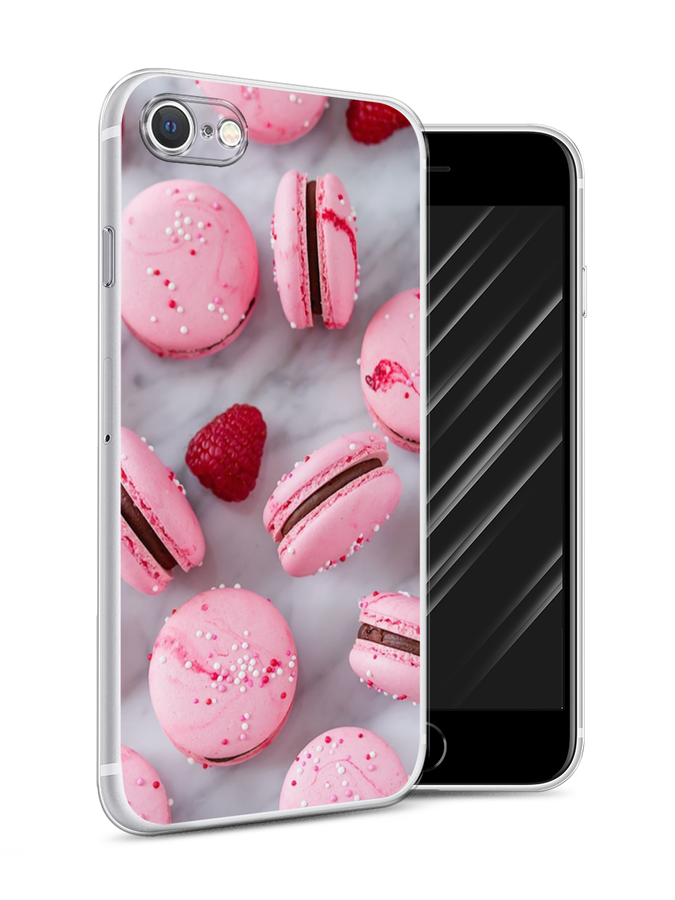 

Чехол Awog на Apple iPhone 7 / Айфон 7 "Макарони с малиной", Разноцветный, 10650-10